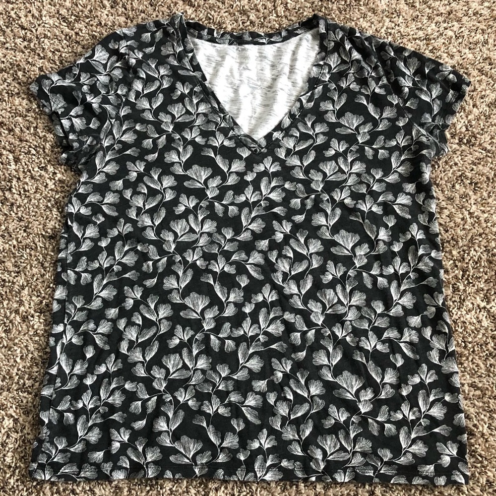 Merona Printed V Neck